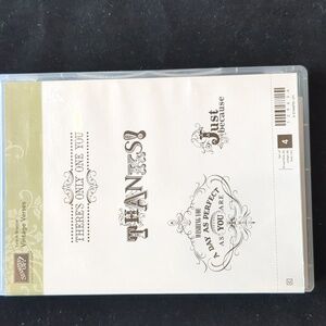 Vintage Verses Stampin Up stamp set